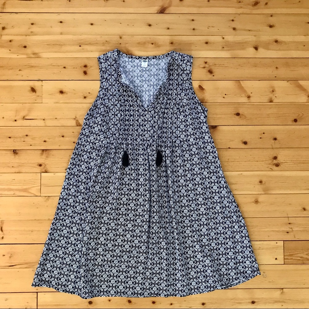 Black and White Tunic Dress